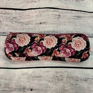 Black Pink Neoprene Bag Curling Iron Makeup